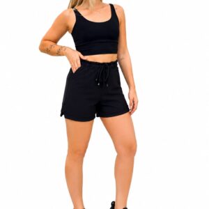 Bermuda Feminina Bolso Faca
